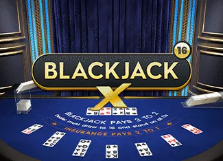 Blackjack X 16 - Azure - TROPICANA77